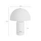 Schéma coté de lampe à poser Pruna : 25 cm de largeur, 25 cm de profondeur et 35 cm de hauteur.