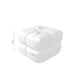 Schéma coté de pouf Troy : 50 cm de largeur, 50 cm de profondeur et 36 cm de hauteur.