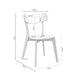 Schéma coté de chaise Ava : 48 cm de largeur, 50 cm de profondeur et 78 cm de hauteur.