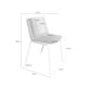 Schéma coté de chaise Cady : 47 cm de largeur, 52 cm de profondeur et 78 cm de hauteur.