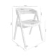 Schéma coté de chaise Rina : 55 cm de largeur, 54 cm de profondeur et 78 cm de hauteur.