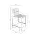 Schéma coté de tabouret bas Walter : 44 cm de largeur, 50 cm de profondeur et 95 cm de hauteur.